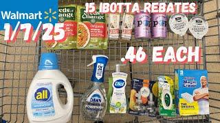 Walmart Ibotta Haul! 1/7/25 - Midweek & Resolution Bonus!