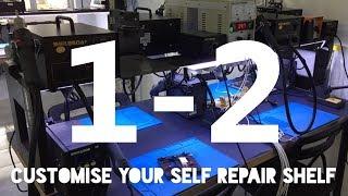 DiY Customize your self phone repair shelf Part 1-2