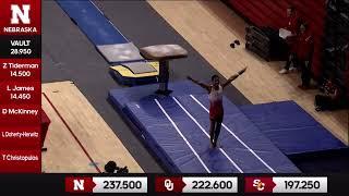 Donte McKinney Vault Title Winner Nebraska Husker Men’s Gymnastics 2/17/23 #dontemckinney #huskers