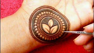 Very Beautiful Negative Space Mehndi Design||Mehndi design full hand easy & simple||Stylish mehandi