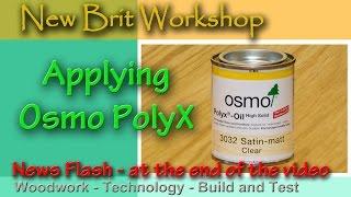 Methods of Applying Osmo PolyX Oil