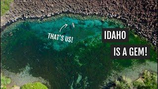 THIS is IDAHO?! Exploring Southern Idaho's EPIC Box Canyon & Blue Heart Springs