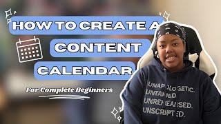 Why You NEED A Content Calendar - Content Creator Tips | Brittney Yvonne