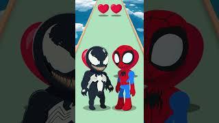 Gta V New Kiss Run Red Spidey And Venom Funny Challenge! #gta