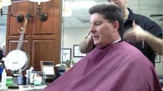 Old Time Barber Shop Hair Cut - Sain's Barber Shop - Real Time Version