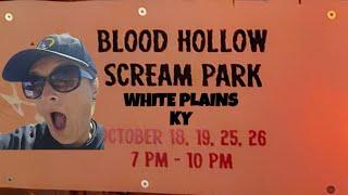 BLOOD HOLLOW SCREAM PARK. White PLAINS, KY. #scare #vlog #halloween #travel #kentucky #scary #haunt