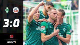 Doppelter Ducksch: Neuzugang führt Bremen zum Sieg | Bremen - Rostock | SPORT1 - 2. LIGA