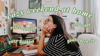 Cozy Weekend Homebody Vlog 🪴 reset routine, self-care, mid year reflections + bookish chats