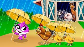 Rain Rain Go Away | Coco Rhymes | English Karaoke Songs