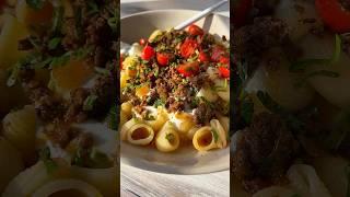 VIRAL TURKISH PASTA  Anna Paul Was Right  SO GOOD!   #viralrecipe #pastarecipes