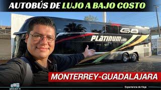 Platinum Line: La experiencia de lujo en un autobús de dos pisos de Monterrey a Guadalajara.