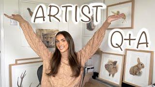 Artist Q&A - How I Started & Became a Full Time Artist