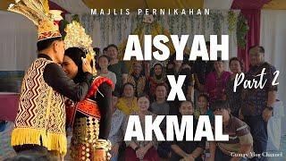 Majlis Perkahwinan Iban dan Melayu /Aisyah & Akmal (Part 2) #malaysia #sarawak #kahwin #borneo #niah