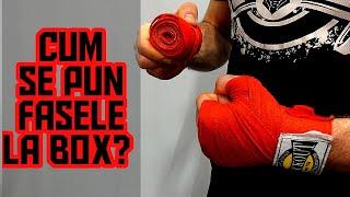 BOXING - Cum să îți pui fașele pentru a-ți proteja mâinile?