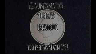 100 Pesetas 1998 Spain!  (My collection)