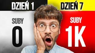 Jak Zdobyć 1000 Subskrypcji Na YouTube w 7 DNI