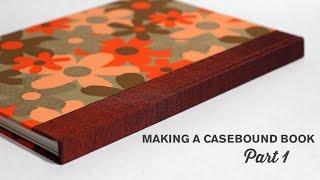 Making a Casebound Hardcover Book (Part 1: Kettle Stitch, Sewing the Text Block)