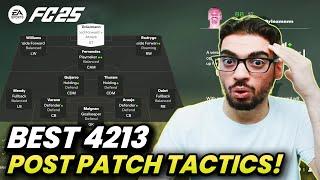 *POST PATCH* BEST META 4213 FORMATION AND CUSTOM TACTICS | FC 25 ULTIMATE TEAM