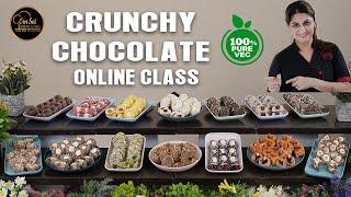 Crunchy Chocolate Special Online Class |TO BUY ️ 8551 8551 04 | 8551 8551 03 | Om Sai Cooking Class