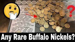 Searching for Rare Coins in a Bag of Buffalo Nickels - Hunt and Fill