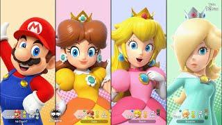 Super Mario Party Jamboree - Mario vs Rosalina vs Peach vs Daisy - Mega Wiggler's Tree Party