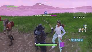 Fortnite- Mysterious ghost skin in lobby.