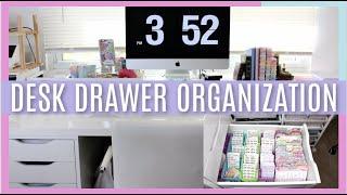 DESK DRAWER ORGANIZATION || Behind The Scenes Of An Etsy Shop