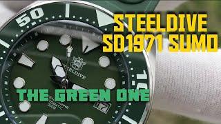 SteelDive SD1971 Sumo Homage - The Green Hulk | The Watcher