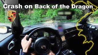 Crash on Back of the Dragon | Porsche 718 GTS 4.0 | Best Backroads Ep 18 | How Not to Crash