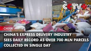 China's Express Delivery Industry Sees Daily Record as over 700 Mln Parcels Collected in Single Day