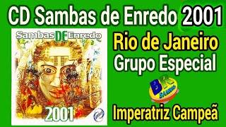 CD Samba Enredo 2001 Rio de Janeiro Grupo Especial