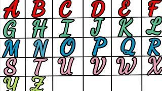 English Alphabet | Learn Alphabet a to z | Small Letters in English| abcd| ABCD| abcd for preschool