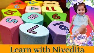 Counting Activity 1 to 10 || Learn with Nivedita counting 1_10 ||