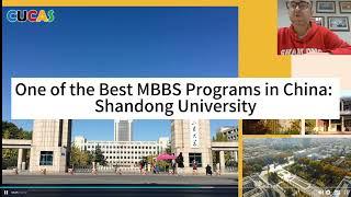 One of the Best MBBS Programs in China: Shandong University