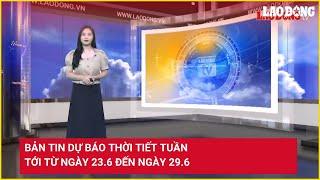 Bản tin dự báo thời tiết tuần tới từ ngày 23.6 đến ngày 29.6 | Báo Lao Động