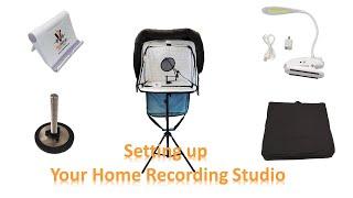 Voice Over MObile recording booth set up and use instructions