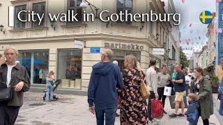 Gothenburg City Walk: Discovering the City Parks and streets in 4k