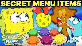 Every Weird Secret Food at the Krusty Krab!  | SpongeBob