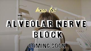 Alveolar Nerve Block (Teaser) #ubcmedicine #ubcdentistry