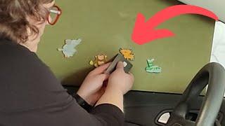 Easily Remove Stickers Inside Your Car Windows (no Tools Needed!)