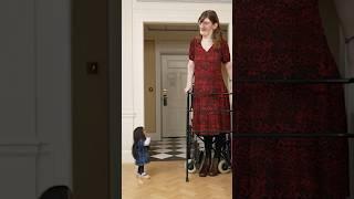 Shortest woman Jyoti Amge  and tallest woman Rumeysa Gelgi  just met for the first time!