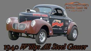 1940 Willys Coupe All Steel Gasser Supercharged 5 Speed