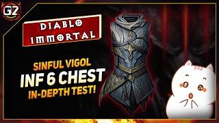 Sinful Vigor - Inferno 6 Chest | In-Depth TESTING | Diablo Immortal