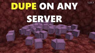 Dupe That Works On Every Server In Minecraft!