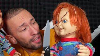 Spirit Halloween 2 Ft Talking Chucky Doll Decoration