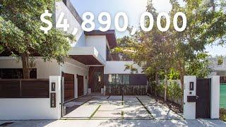 Inside a $4,890,000 MODERN LUXURIOUS Miami Home Walking Distance to the Heart of Coconut Grove!