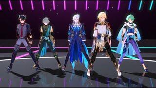 [Genshin MMD] LOCO·Wriothesley/Neuvillette/Baizhu/Kaveh/Alhaitham