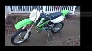 2003 kx85 SUPER LOUD FMF PIPE!!!!!