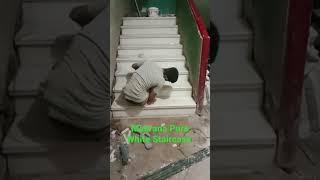 Makrana Pure White Staircase || White | Staircase