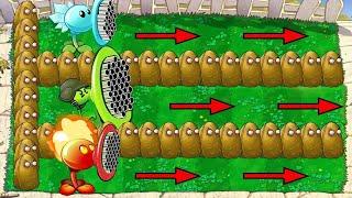 Gatling Pea vs Snow Pea vs Repeater vs Gargantuar Vs Dr Zomboss Plants vs Zombies Battlez